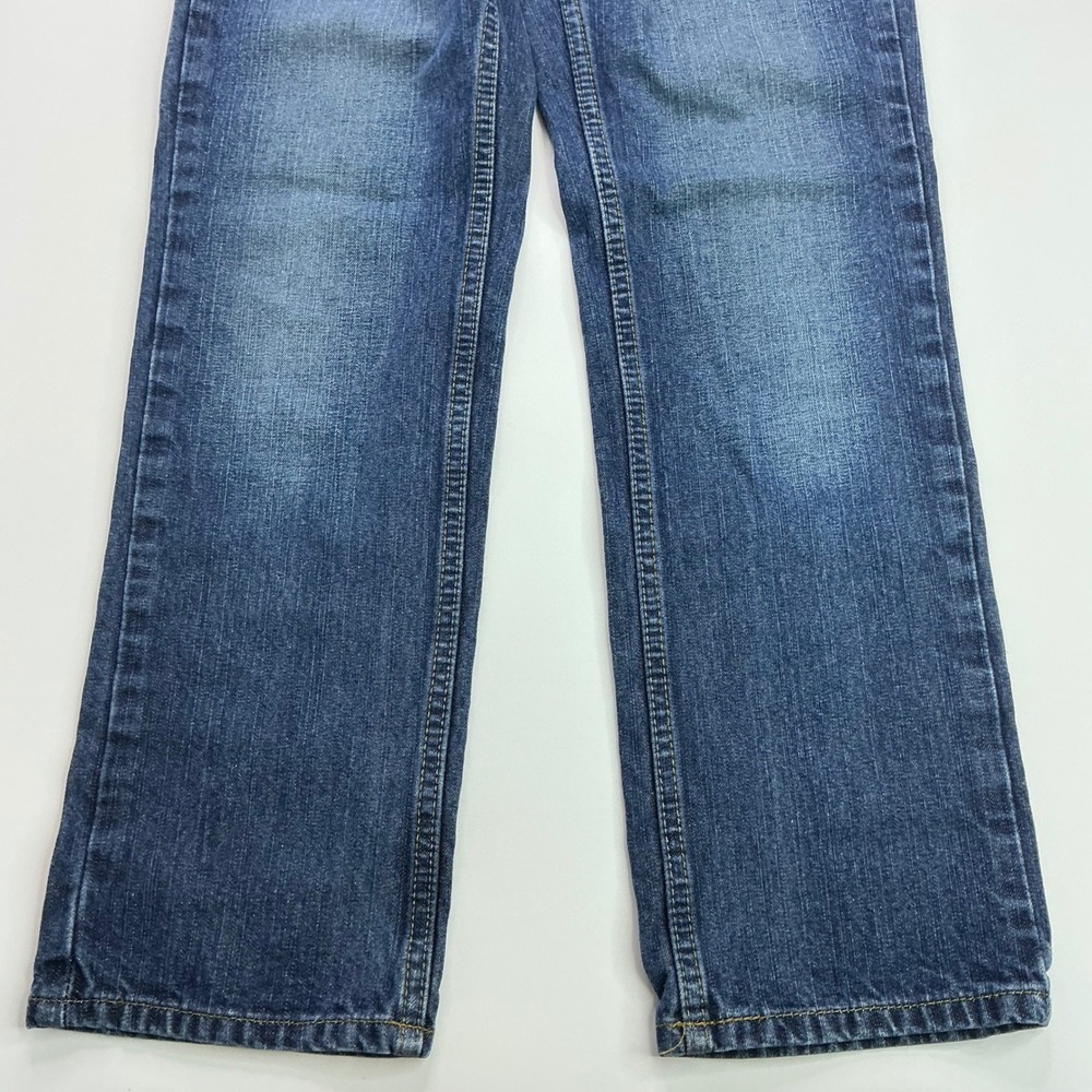 Arizona Blue Jeans Kids 10 Regular Straight Leg Factory Distressed Adjustable - Picture 8 of 16